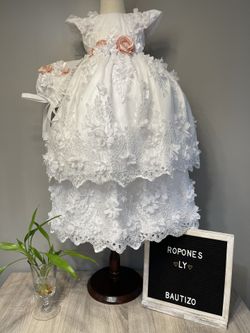 Hermoso Ropon Bautizo 