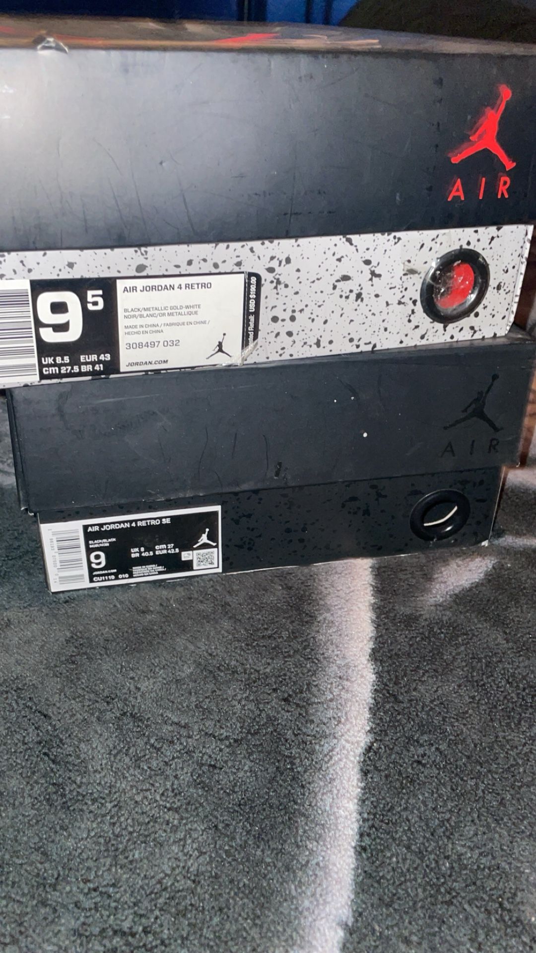 Empty Jordan Boxes