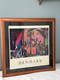 James Denmark Royal Visitors Framed African American Art Print Wall Decor