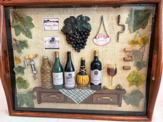 Decor for wine lover/serving tray