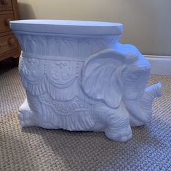 Large elephant floor table