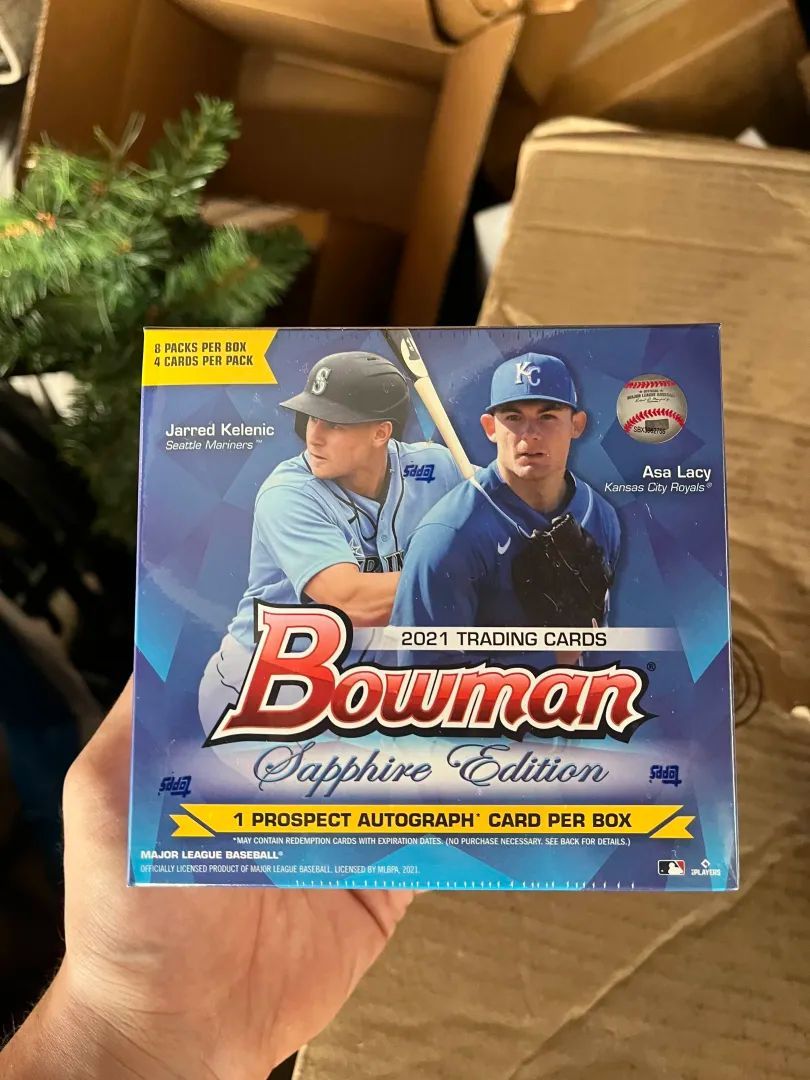 2021 Bowman Sapphire Edition Baseball MLB card Box