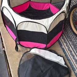 puppy play pen folds up with case