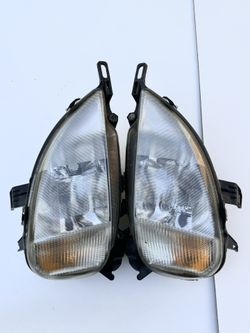 1(contact info removed) 2000 2001 Mercedes ML320 ML430 headlight left & right side OEM 1(contact info removed)49
