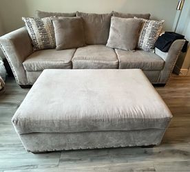 Gallery furniture-Sofa and ottoman