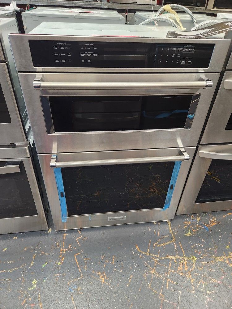 KitchenAid KOCE500ESS 30 Inch Wall Oven Combo Microwave