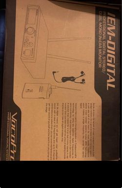 in ear system brand new in box $200 firm