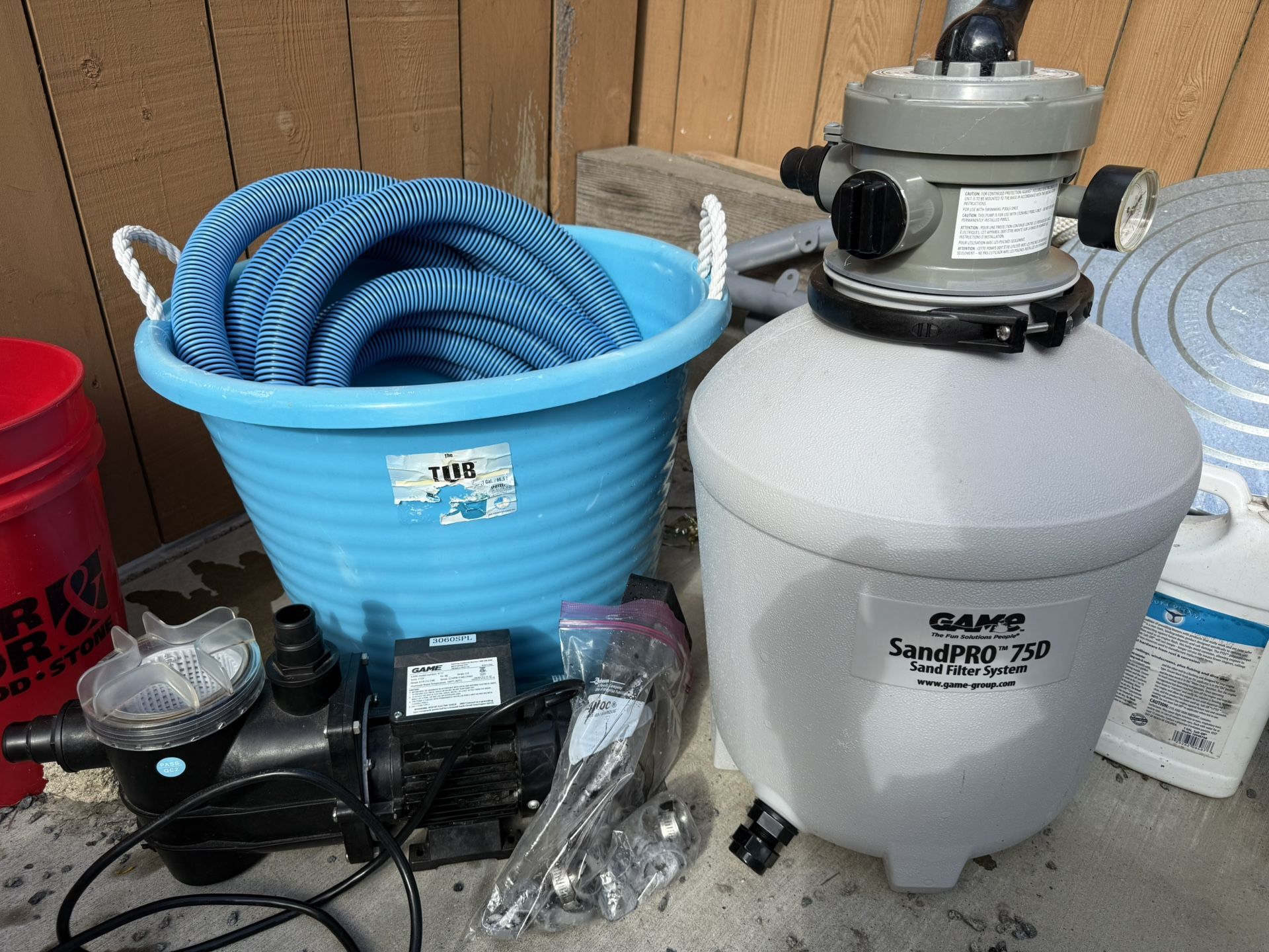 Game sandPRO 75D Sand Filter System