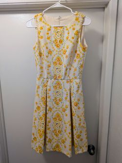 Handmade Dress, Vintage Fabric, Size Sm