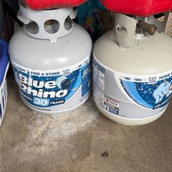 2 Propane Tanks 