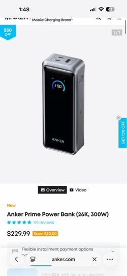 Anker prime power bank