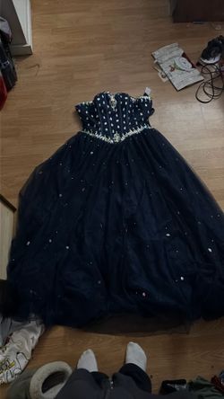 Navy blue dress