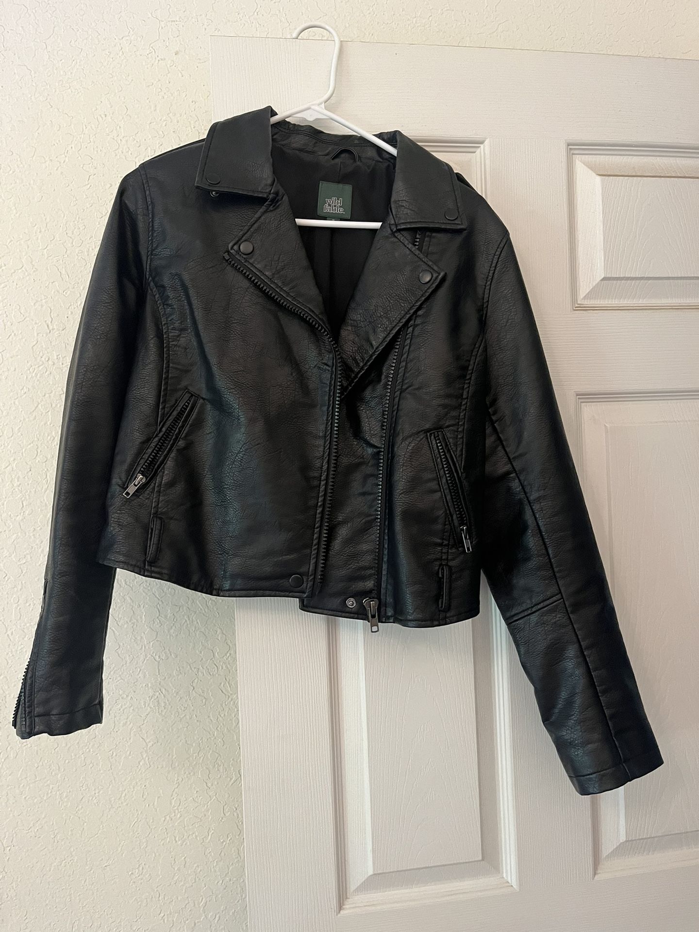 Faux Leather Jacket