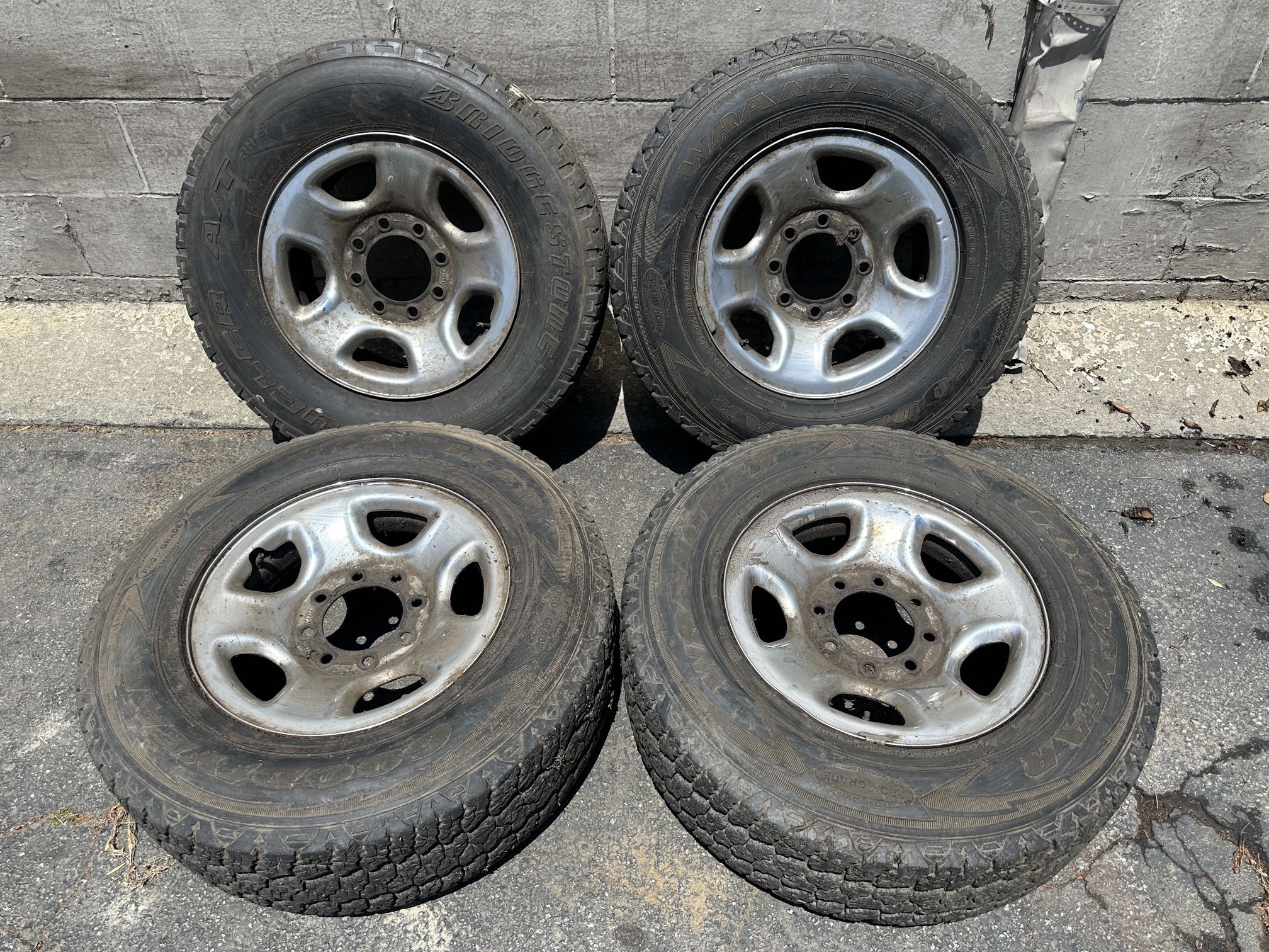 Dodge 2500 or 3500 17 inch chrome clad steel 8 on 6.5