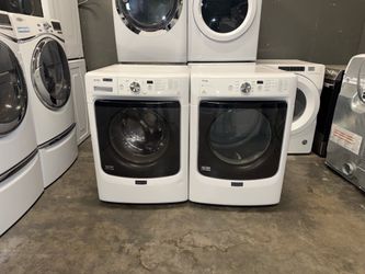 MAYTAG XL CAPACITY WASHER DRYER ELECTRIC SET FREE DELIVERY