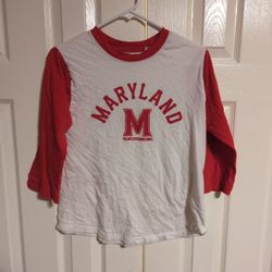women's Univ of Maryland t shirt