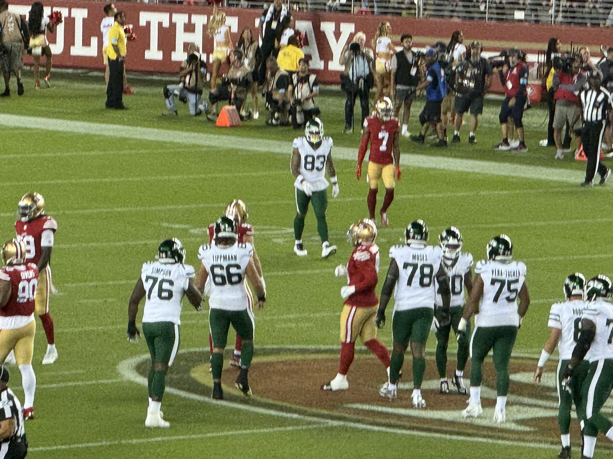 49ers versus Cardinals section 133 row 23 in the shade