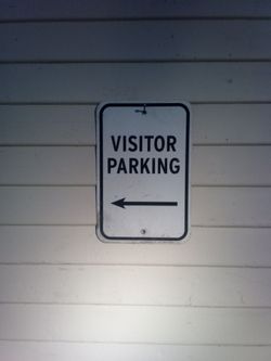 Street sign parking