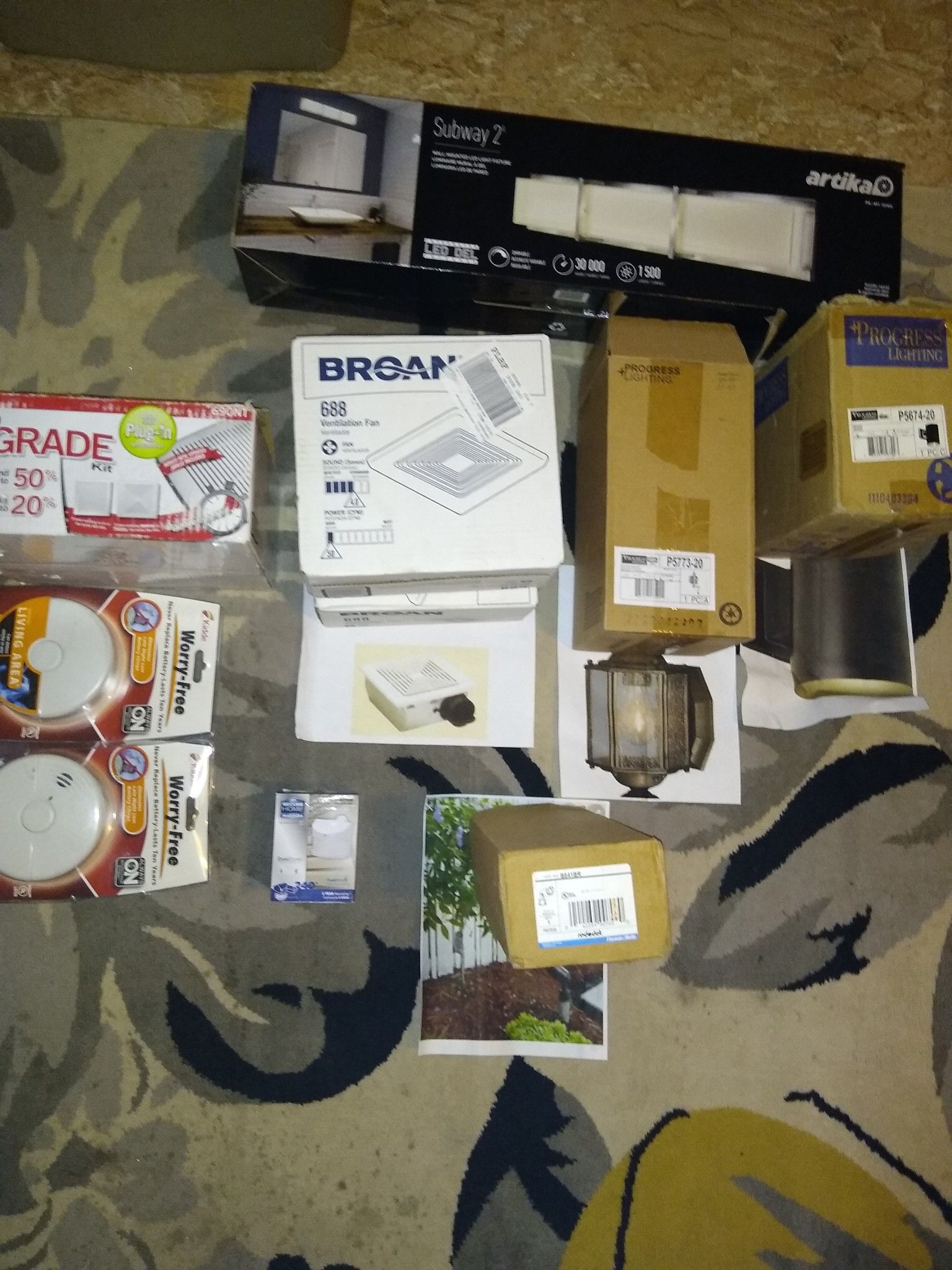 Various home improvement items