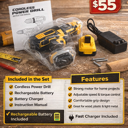 Cordless power drill