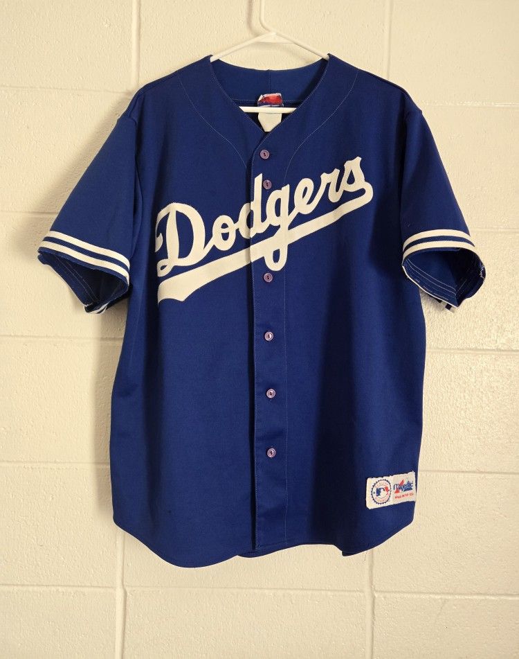 Rare Majestic Hideo Nomo Dodgers Jersey