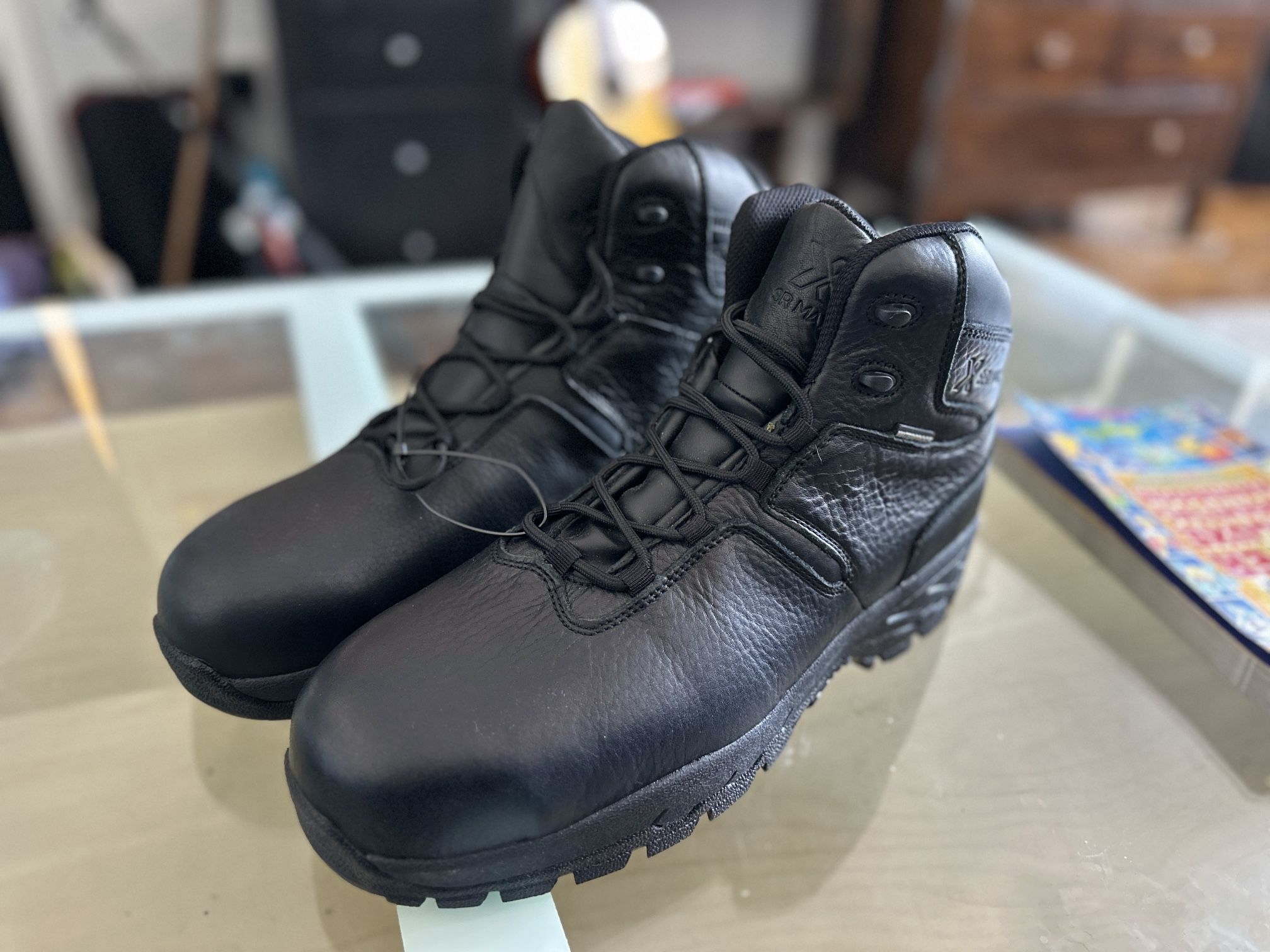 SR MAX Men's 6" Black Kobuk MaxTRAX® Soft Toe Waterproof Boot