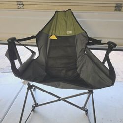 HAMMOCK CAMPING CHAIR, Swinging portable folding camp chair