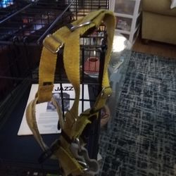 Cage and doggy harness $30 obo