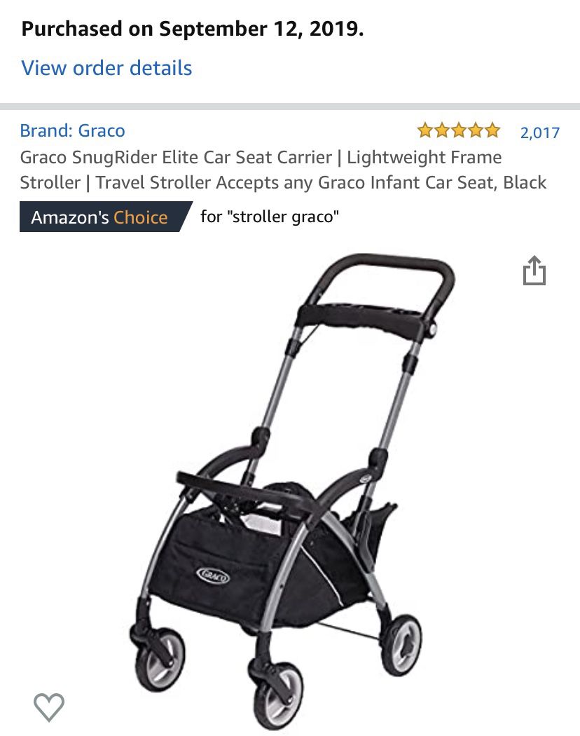 Graco car seat carrier