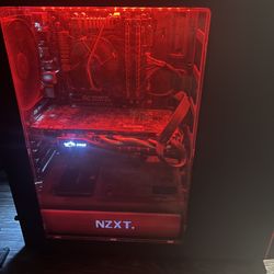 Computer Setup W/ 2x Samsung Monitors, WiFi Adapter, Mouse & Keyboard