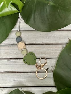 Monstera Plant Parent Lanyard
