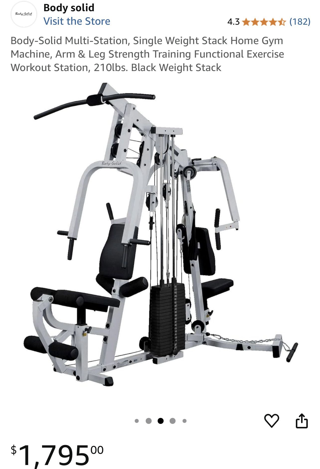 Used Parabody Ex350 Workout Home Gym Machine