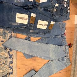 Lot of 10 pairs dead stock NWT CK calvin Klein mom 90’s jeans