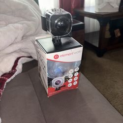 Tech Elements 360 Degree Digital Hd Waterproof Wifi Video Camera with Tripod and other Accessories ( Black )