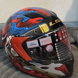 LS2 Stream Ninja Motorcycle helmet SIZE XS