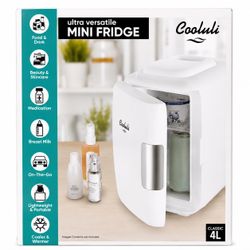 Cooluli 4L Mini Fridge – Portable Cooler & Warmer – Great for Skincare, Drinks & More