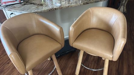 Tan barstools