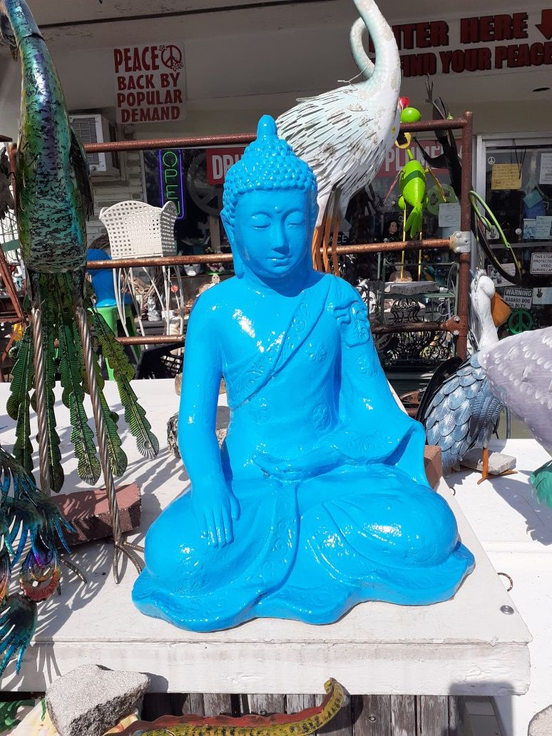 Large Blue Buddha statue