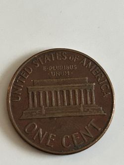 1962 D Penny Lincoln Memorial
