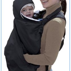 Jolly Jumper Snuggle Cover for Soft Baby Carriers, Black