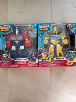 Transformers Rescue Bots Academy R/C Optimus Prime and Bumblebee