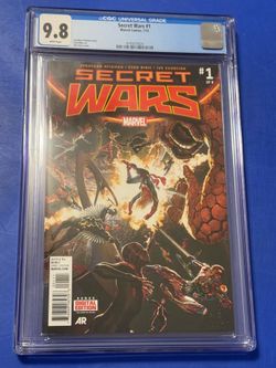Marvel Secret Wars #1 CGC 9.8 MAIN A Ross COVER 1ST PRINT APPEARANCE COMIC 2015