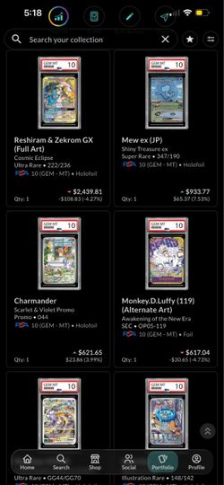 Pokemon PSA 10 collection