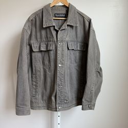 Pelle Pelle Marc Buchanan Vtg Retro Denim Jacket Metal Btn Patch size L