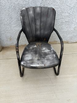 Vintage Seashell Patio Chair