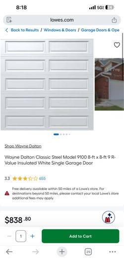 New garage doors 8x8
