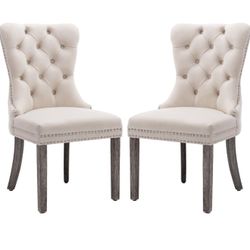 NEW-Dining Chairs Set of 2