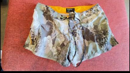 Rare Y2K Energie Seawear Gorilla Print Swim Trunks – Men’s Large
