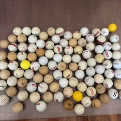 Assortment of Golf Balls including T’s