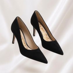 Sam Edelman Black Suede Heels